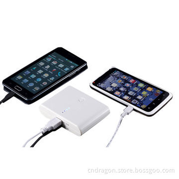 8,800mAh Power Banks with LED Light Indicator, Dual-USB Output